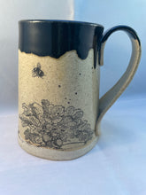 Load image into Gallery viewer, Bobwhite, Strawberry, and Feathers ArtPrize Mug - black