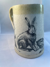 Load image into Gallery viewer, Rabbit, Acorn, and Leaves ArtPrize Mug - olive