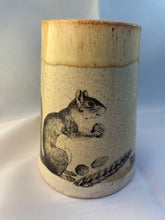 Load image into Gallery viewer, Squirrel, Grasshopper, and Grain ArtPrize Mug - glossy butter
