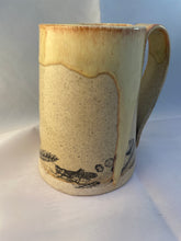 Load image into Gallery viewer, Squirrel, Grasshopper, and Grain ArtPrize Mug - glossy butter