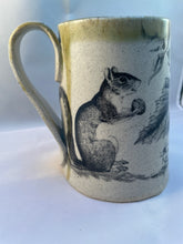 Load image into Gallery viewer, Squirrel, Squash, and Bumblebee  ArtPrize Mug - olive
