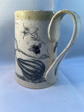 Load image into Gallery viewer, Squirrel, Squash, and Bumblebee  ArtPrize Mug - olive
