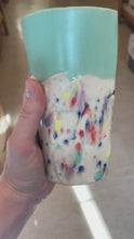 Load and play video in Gallery viewer, Pride Confetti Cake Tall Cup
